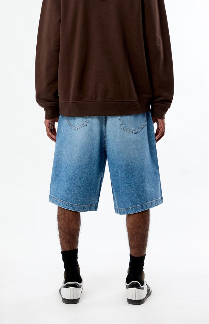 Guess Jeans Medium Blue Baggy Denim Shorts