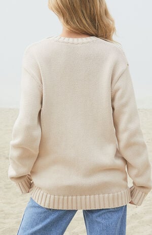 Nico American Flag Crew Neck Sweater image number 4