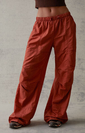Crinkle Bungee Pull-On Pants image number 2