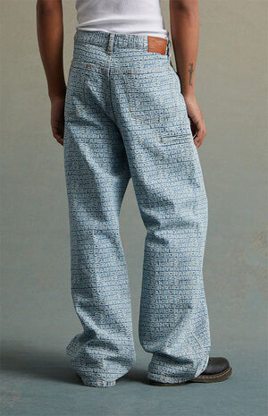 Jacquard Extreme Baggy Jeans image number 4