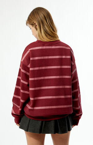 Los Angeles 1992 Striped Crew Neck Sweatshirt image number 4