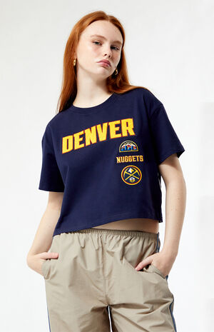Denver Nuggets Retro Classic Cropped T-Shirt image number 1