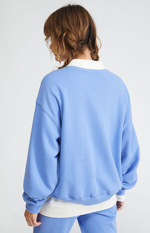 Pacific Sunwear Surplice Oversized Sweatshirt image number 4