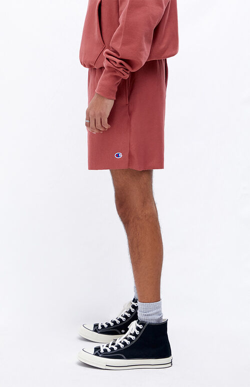 champion reverse weave cutoff sweat shorts