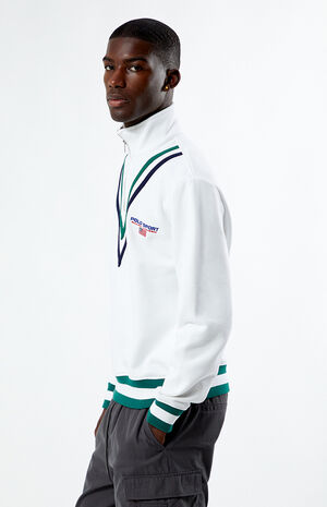 Mock Neck Quarter Zip Sweatshirt image number 2