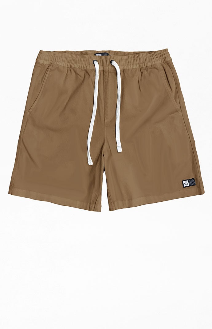 Khaki jogger shorts shop