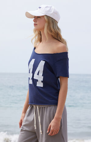 Blue 44 Robyn Off-The-Shoulder Top image number 3