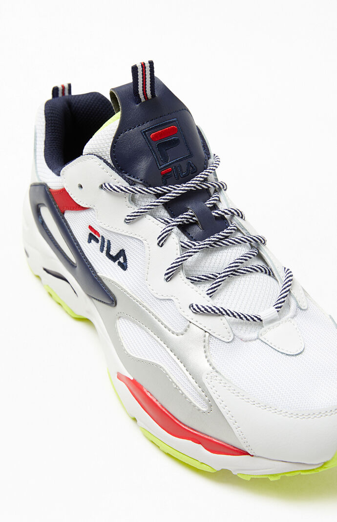 White & Navy Ray Tracer Shoes