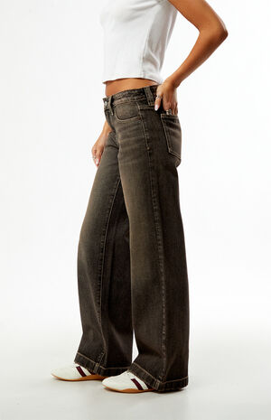 Casey Low Rise Baggy Jeans Brown Tint image number 3