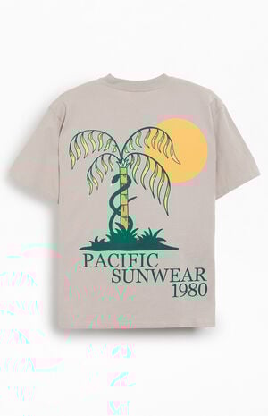 Pacific Sunwear Palms Oversized T-Shirt image number 1