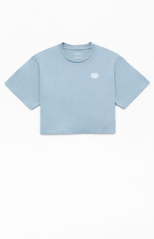 Kids Oval Wash Relaxed Cropped T-Shirt image number 1