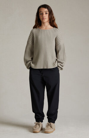 Kids Seal Raw Neck Sweater image number 5