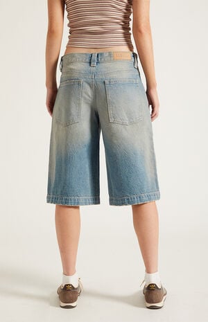 Peyton Extreme Jorts Light Blue Tint image number 4