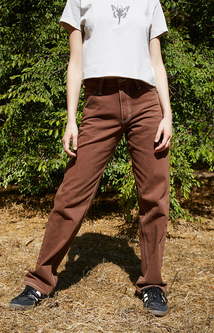 brown carpenter pants