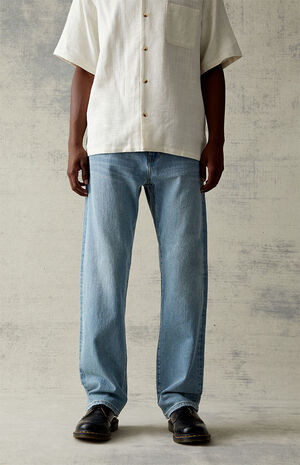 Straight Indigo Comfort Stretch Jeans image number 2