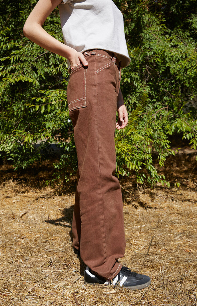 brown carpenter pants