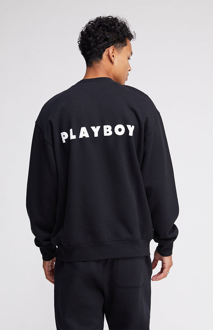 Black playboy crewneck best sale sweatshirt