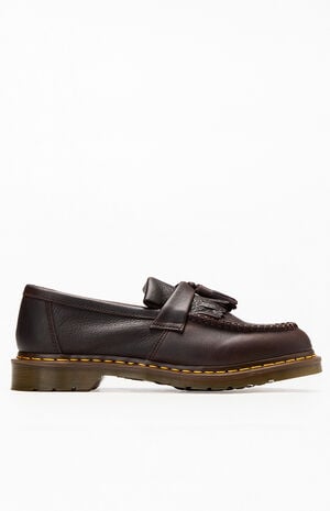 Adrian Yellow Stitch Ambassador Leather Loafers image number 1