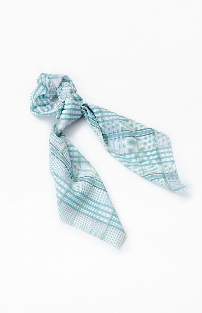 Plaid Flowy Scrunchie