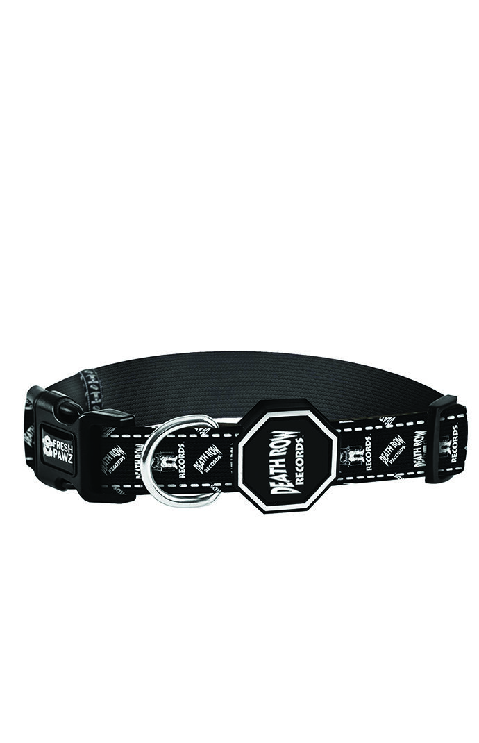 Fresh Pawz Death Row X Black Dog Leash – Große Ausführung, Reflektierend, Dehnbar