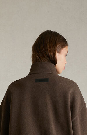 Women's Heather Wood Zip Up Jacket image number 5