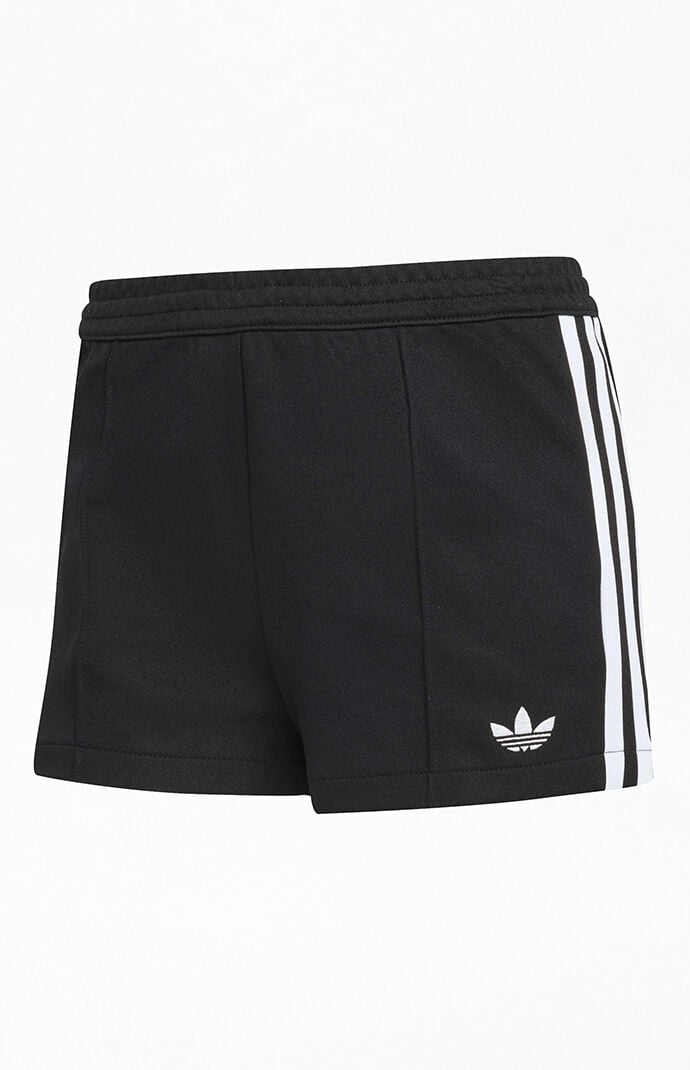 adidas Black & White 3-Stripes Brief Shorts