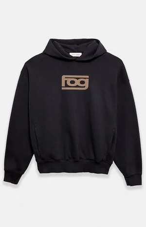 Vintage Black Racing Classic Raglan Hoodie image number 1