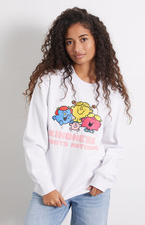 x Little Miss Kindness Costs Nothing Crew Neck Sweatshirt image number 1