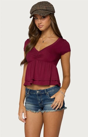 Fontene Layered Babydoll Top image number 2