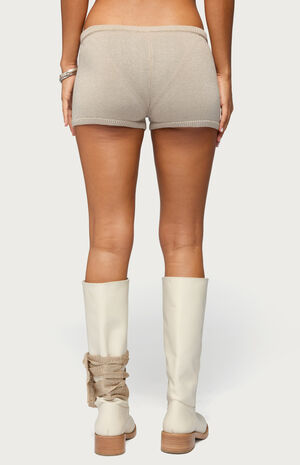 Nicca Iridescent Knit Shorts image number 3