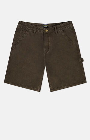 Brown Carpenter Baggy Shorts image number 1
