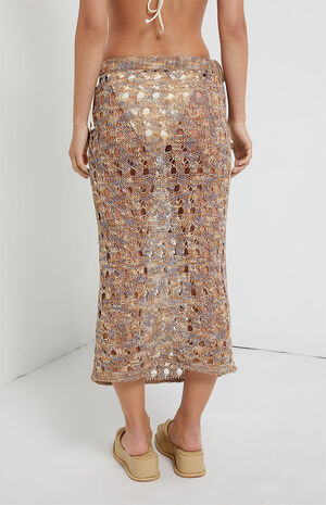 Ruins Knit Midi Skirt image number 4