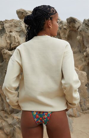 Brazil Palm Trees Crew Neck Sweatshirt image number 4