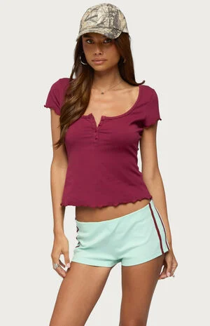 Lilibeth Henley T-Shirt image number 1