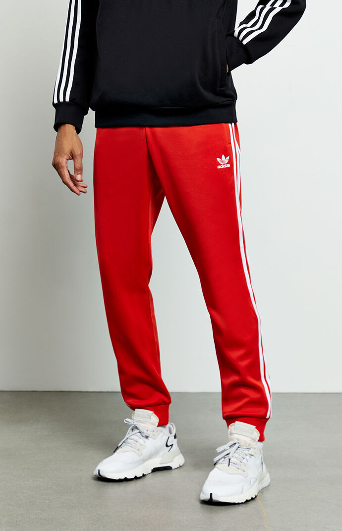 red superstar pants