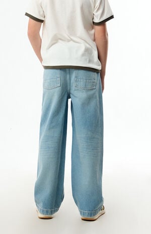 Light Blue Baggy Jeans image number 4