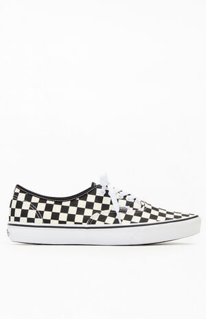 Black & White Checkerboard Authentic Shoes image number 1
