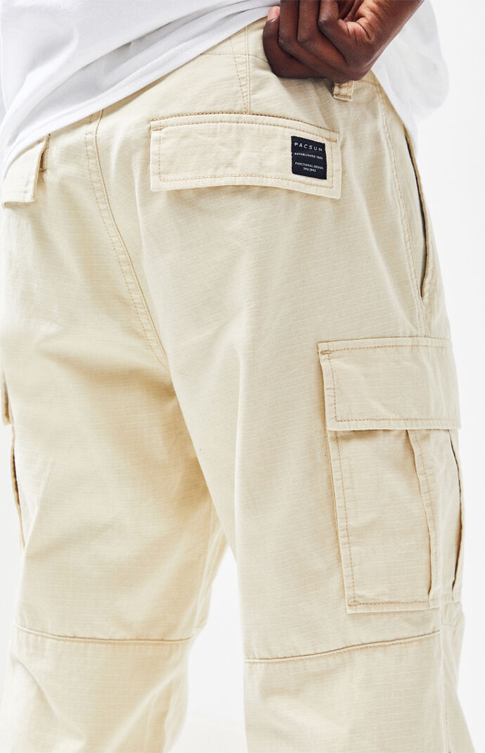 baggy khaki cargo pants for mens