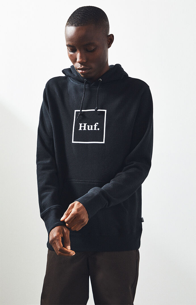 huf box logo hoodie