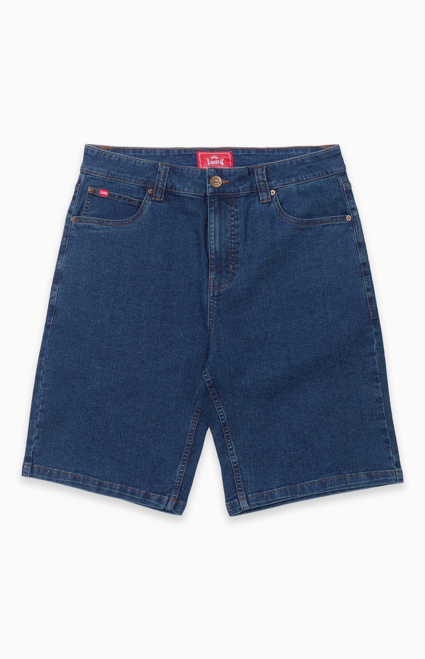 LOST Indigo Wash Slacker Denim Jorts