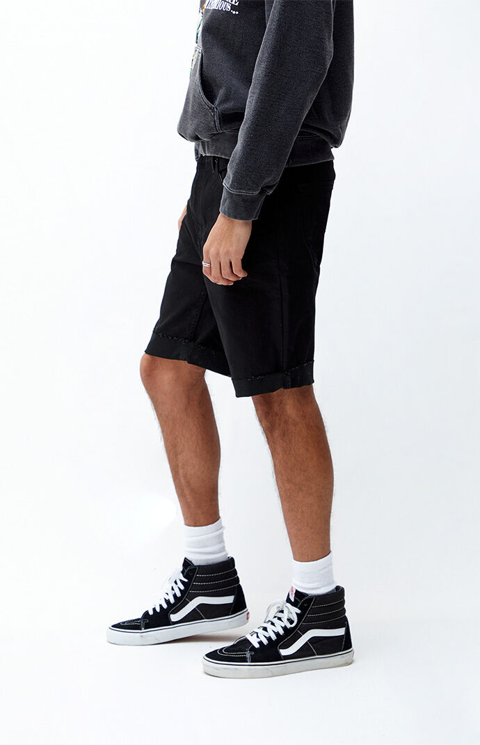 Black 511 Slim Cutoff Denim Shorts