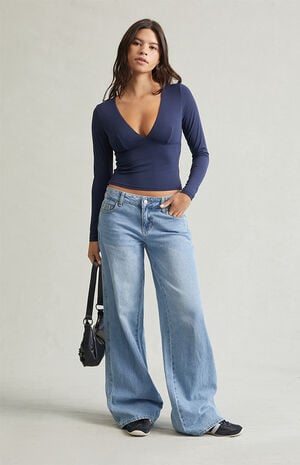 Casey Low Rise Baggy Jeans Astrid image number 3