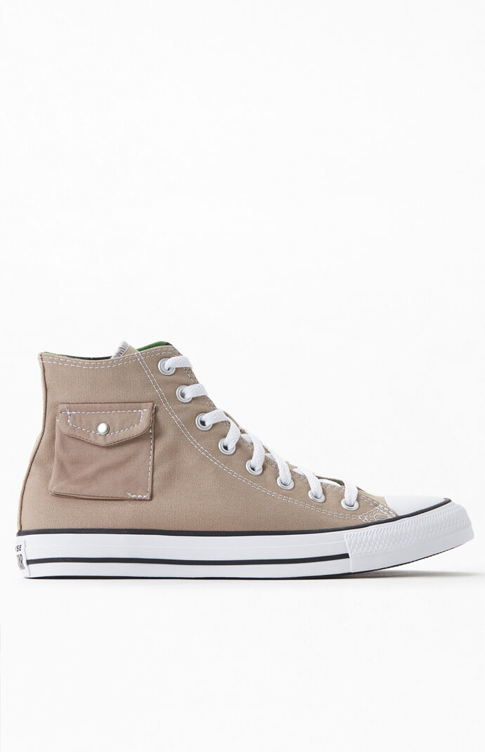 Khaki Chuck Taylor All Star Pocket Shoes