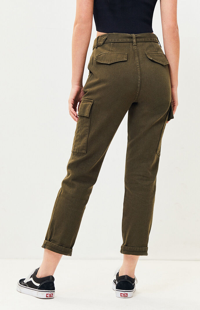 pacsun green cargo pants