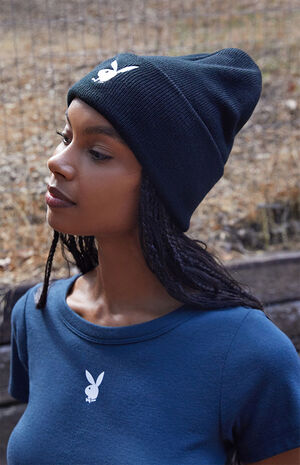 By PacSun Bunny Logo Beanie image number 2