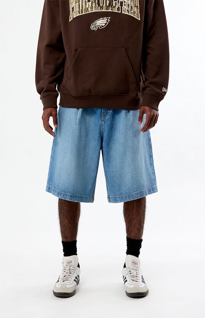 Guess Jeans Medium Blue Baggy Denim Shorts