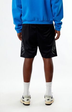 Rose In Claws Mesh Basketball Shorts image number 4