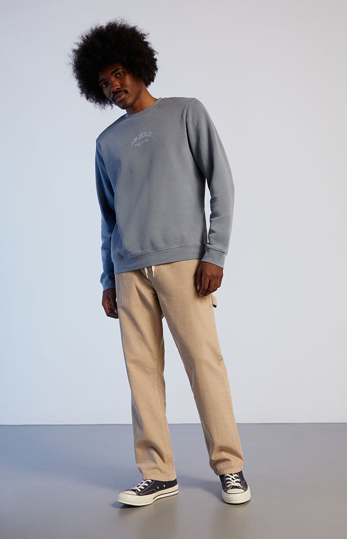 【SATIIIZ】Luna Corduroy Carpenter Pants No Boundaries Pants Men's 28x31 Gray Cotton Corduroy