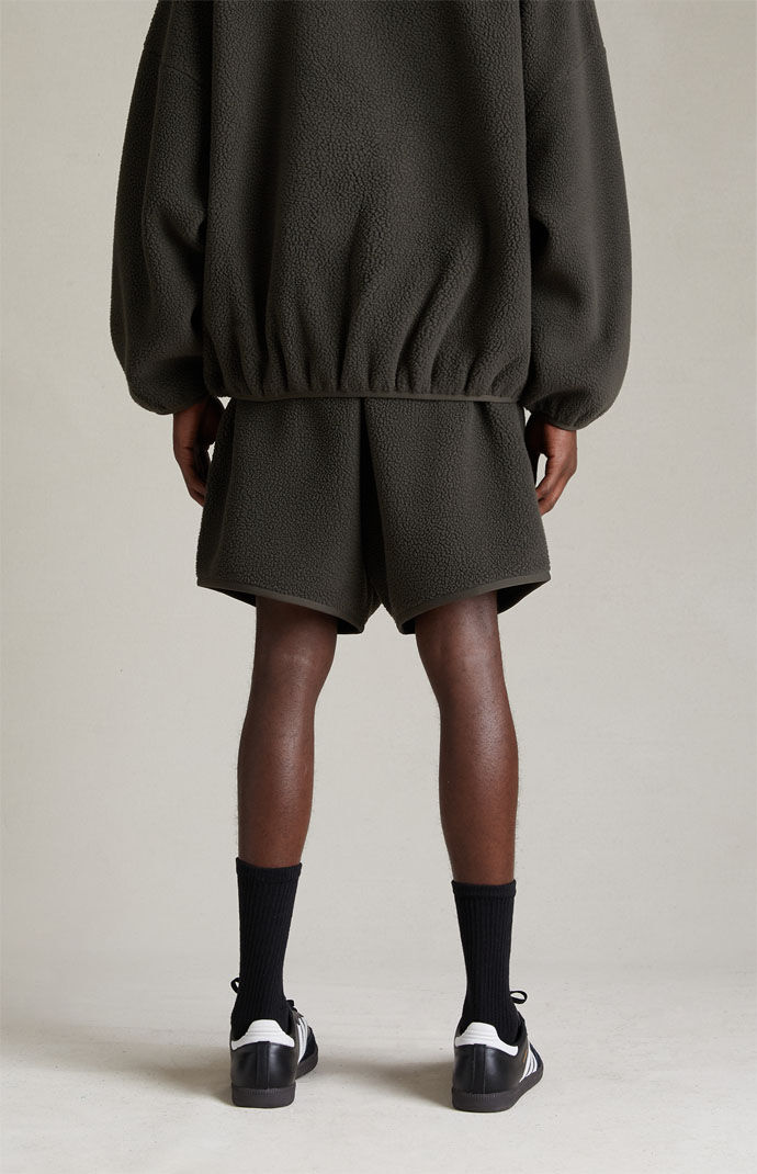 Fear of God ESSENTIALS Ink Polar Fleece Sweat Shorts | PacSun