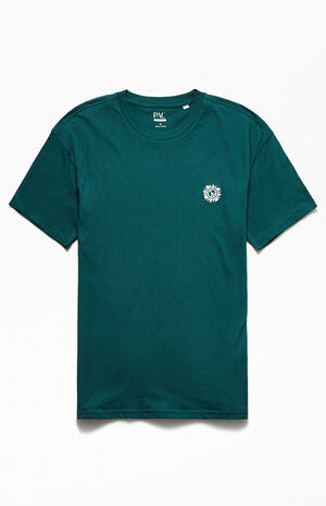 Peace Flower Embroidered T-Shirt Peace Flower Embroidered T-Shirt image number null